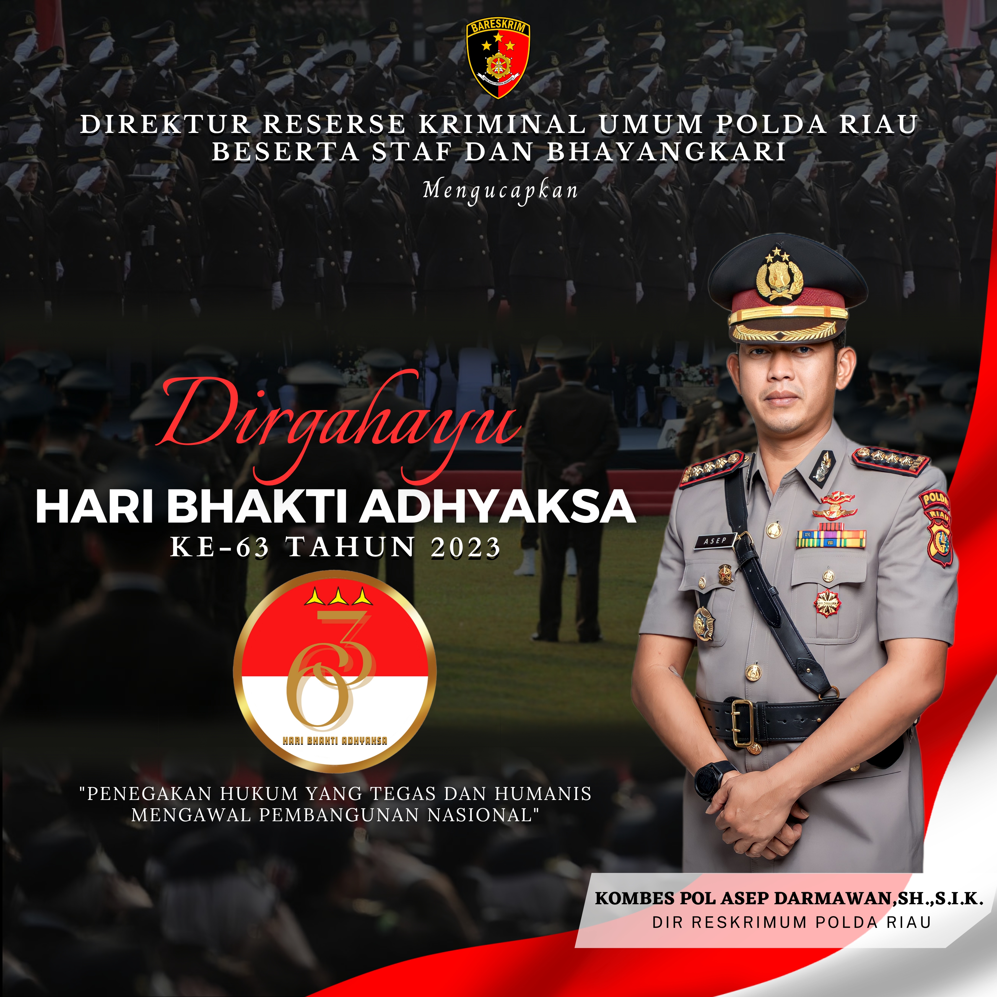DIRGAHAYU KE-63 BHAKTI ADHYAKSA